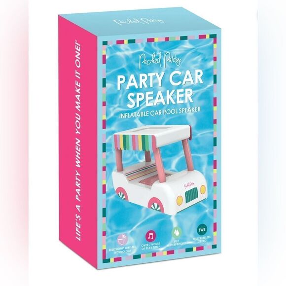 NIB Packed Party Inflatable “Party Car” Floating Wireless Bluetooth Speaker - Picture 2 of 9